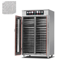 Commercial 40-layer Food Dehydrator 220v Stainless Steel Vegetable Fruit Dryer Machine Sausage Meat Tea Pepper Drying Machine