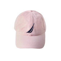 【NAUTICA】夏日繽紛品牌LOGO棒球帽(粉色)