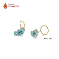 Anting Emas Mas Asli Model Toge Anak Miel J5 Ismoyo Biru