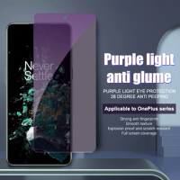 1Pcs Tempered Tempered film violet anti-peeping Phone Privacy Screen Protector For Oneplus Pro Oneplus Ace Oneplus 10