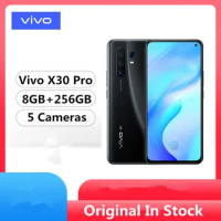 Original Vivo X30 Pro 5G Mobile Phone Exynos 980 Android 9.0 6.44" 2400x1080 8GB RAM 256GB ROM 64.0MP 60x Zoom Fingerprint Face
