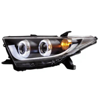 Eagle Eyes highlander headlight for Toyota Highlander 2012-2014 modify headlight restoration head lamp projector lens faros