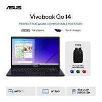 Asus VivoBook Go 14 E410KA-FHD4421M [Intel Celeron N4500/RAM 4GB/SSD 256GB/14" FHD/Windows 11 Home +