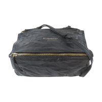 【二手名牌BRAND OFF】GIVENCHY 紀梵希 黑色 牛皮 Pandora 肩背包