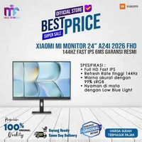 Xiaomi Mi Monitor 24" A24i 2026 FHD 144Hz Fast IPS 6ms Garansi Resmi
