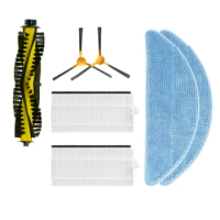 For Ikhos Create Netbot S15 Neatsvor X500 X600 Tesvor X500 Pro Robot Vacuum Cleaner Main Side Brush Mop Cloth Parts Accessories