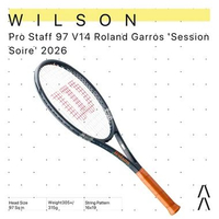 Wilson Pro Staff 97 V14 Roland Garros 'Session Soire' 2026 - Raket Tenis/Tenis Racket L2