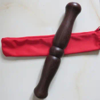 High quality wenge Tai chi solid wood stick wooden taiji ruler kung fu rod Health bars