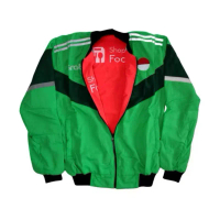 Flash Sale Jaket Ojol Bolak Balik GB SFD Logo Bordir Bahan Adem Kualitas Premium Kantong Risleting -
