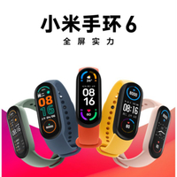 小米手環6 黑色NFC 當天出貨 含銀幕保護貼 全新官方原裝正版【台灣發貨】保固一年 下單送UB序號2年期