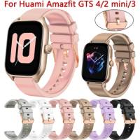 20mm Women's Watch Bracelet For Huami Amazfit GTS 3 2 4 mini 2e Smart Watch Bands Amazfit Bip U 3 pro GTR 42mm Bracelet Correa