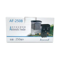 Jebao Jecod fish tank feeder intelligent timing feeder large capacity 250ML 500ML aquarium automatic feeding fish feeder
