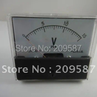 Analog Volt Voltage Voltmeter Panel Meter DC 0-15V