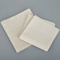 40-100cm Square Unbleached Organic 100% Cotton Cheesecloth for Basting Turkey Ultra Fine Milk Tea Strainer Steamer Mesh Cloth