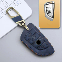 Bao Da Có Nắp Cho BMW, Bao Đựng Chìa Khóa Xe Hơi Chính Hãng, Fob, Cho Các Mẫu F Series Và G Series