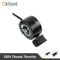 Okfeet Wuxing Throttle Electric Scooter Bike 130X Thumb Throttle Accelerator for Ebike Bicycle Conversion Kit