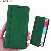Business Leather Flip Wallet Case For Samsung Galaxy A73 A42 M33 M53 A14 A24 M14 5G M54 A04E S6 S7 A05S S23 FE Ultra Book Cover