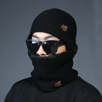 毛線帽男士冬天韓版時尚保暖針織帽加絨加厚套頭帽冬季戶外護耳帽
