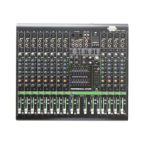 Micfuns 12/8-Channel 16DSP 7Stage Equalization USB Bluetooth Audio Mixer Dj Console for Conference Performance Youtube Recording