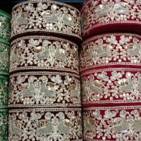 Renda india lace india 90 cm renda import lace import velvet lace