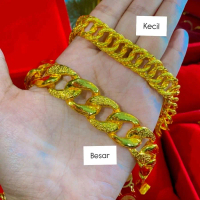 gelang rantai model lipan lapis emas 24k