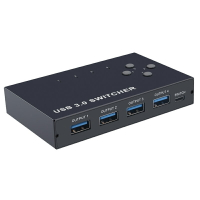 【易控王】USB3.0四進四出切換器 分享器 鍵盤滑鼠 印表機共享(40-121-03)
