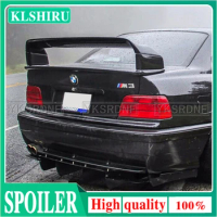 KLSHIRU For BMW E36 M3 Spoiler 1990-2000 ABS Plastic Unpainted Primer Color Rear Trunk Boot Wing Lip Spoiler Car Accessories