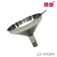 【珍昕】不鏽鋼漏斗(長約9.4cmx大口徑約11.5cmx小口徑約1.1cm)/分裝/不鏽鋼/廚房