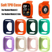 Soft TPU Silicone Case For Xiaomi Redmi Watch 3 Active 3 Lite Smart Watch Frame Screen Protector For Xiaomi Redmi Watch 3 lite