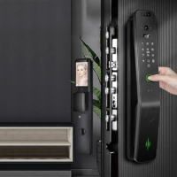 Goking Real Time Video Intercom WIFI Face Recognition Smart Door Lock With Camera Electric Fingerprint Outdoor Smart Lock