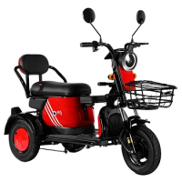 2023 Wholesale Elderly Leisure 3 Wheel Electric Scooters Adult Electric Tricyclespedal three-wheel scooter custom