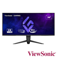ViewSonic VX3480-2K-PRO 34型 2K 165Hz 電競螢幕(1ms/HDR10/HDMI/抗藍光/零閃頻)