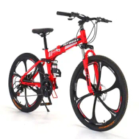 Hot sale 26 inch 21 speed full suspension carbon adult mtb cycle Aluminum alloy rim sport man folding mountain bike