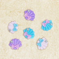 PEARL SEASHELL CHARM / hiasan slime kerang mutiara resin scrapbook