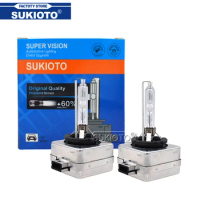 SUKIOTO Original Car Headlight Bulbs 35W 55W Xenon D1S D3S HID Replacement Bulb Lamp D1R D3R For Car Light Xenon Ballast Kit