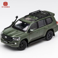 限時下殺！免運 豐田車模 汽車車模 汽車模型 車模 GCD 1:64 豐田蘭德酷路澤陸巡LC200 背包升級款 仿真合金汽車模型 八折下殺 可開發票 特價出