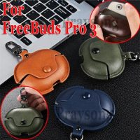 Cool Leather Holster Cover for Huawei FreeBuds Pro 3 Case Fashion Decoration for FREEBUDS Pro 3 Protective Box Creative Funda