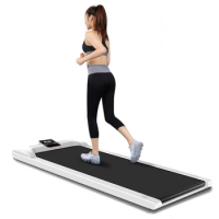 home use lcd screen smart foldable treadmill walking pad with remote for fitness