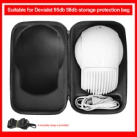 Hard Carrying Case Shockproof Wireless Loundspeaker Case EVA Double Zipper Hardshell Storage Bag for Devialet Phantom II 95/98dB