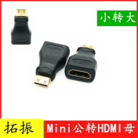 Mini hdmi高清顯卡轉換頭大轉小公對母 相機迷你HDMI轉hdmi轉接頭