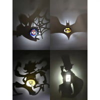 Hot Sale Shadow Light Night Light Batman Spiderman Detective Conan Kaito Kids Light jection Anime Ch