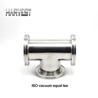 vacuum equal tee ISO 63 80 100 160 SS304 Stainless Steel KFvacuum equal tee