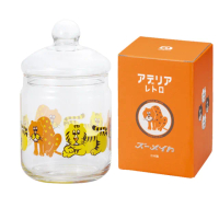 【ADERIA】日本製糖果罐 小老虎 680ml 1入 昭和系列(玻璃罐 糖果罐 儲物罐)