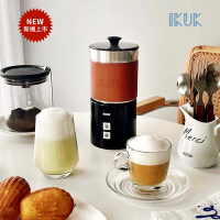 【IKUK 艾可】分離式電動奶泡機840ml(磁吸式電動奶泡器)-咖啡棕