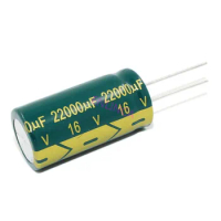 6pcs/lot T14 22000uf16V Low ESR/Impedance high frequency aluminum electrolytic capacitor size 18*40 16V 22000uf 20%