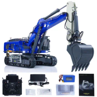 1/14 RTR Metal Upgraded Kabolite K970 100S Pro RC Hydraulic Excavator Construction TOUCAN Vehicle Digger Smoking Toys TH23387