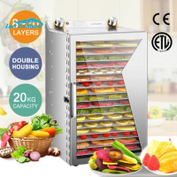 Hot sale 8-20layers manual dehydrator electric food fruit dryer dehydrator vegetable food dewatering machine Food Dehydrator
