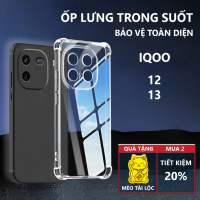 Ốp lưng cho Vivo IQoo 12 /IQoo 13 chống sốc, trong suốt, silicon, bảo vệ camera-Pancase