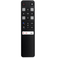 Replace RC802V FNR1 Remote Control For TCL Android 4K UHD Smart TV 65P8S 65P8 55P8S 55P8 49P30FS 55EP680 49S6800 Black 1 PCS