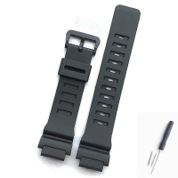 Watch accessories For Casio WS-1400H WS1300 WS-1500 W-737H AE-1500 series Resin Silicone Black Strap